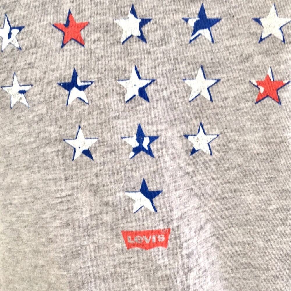 Levi’s American Flag color stars graphic tee S EUC - Picture 3 of 10